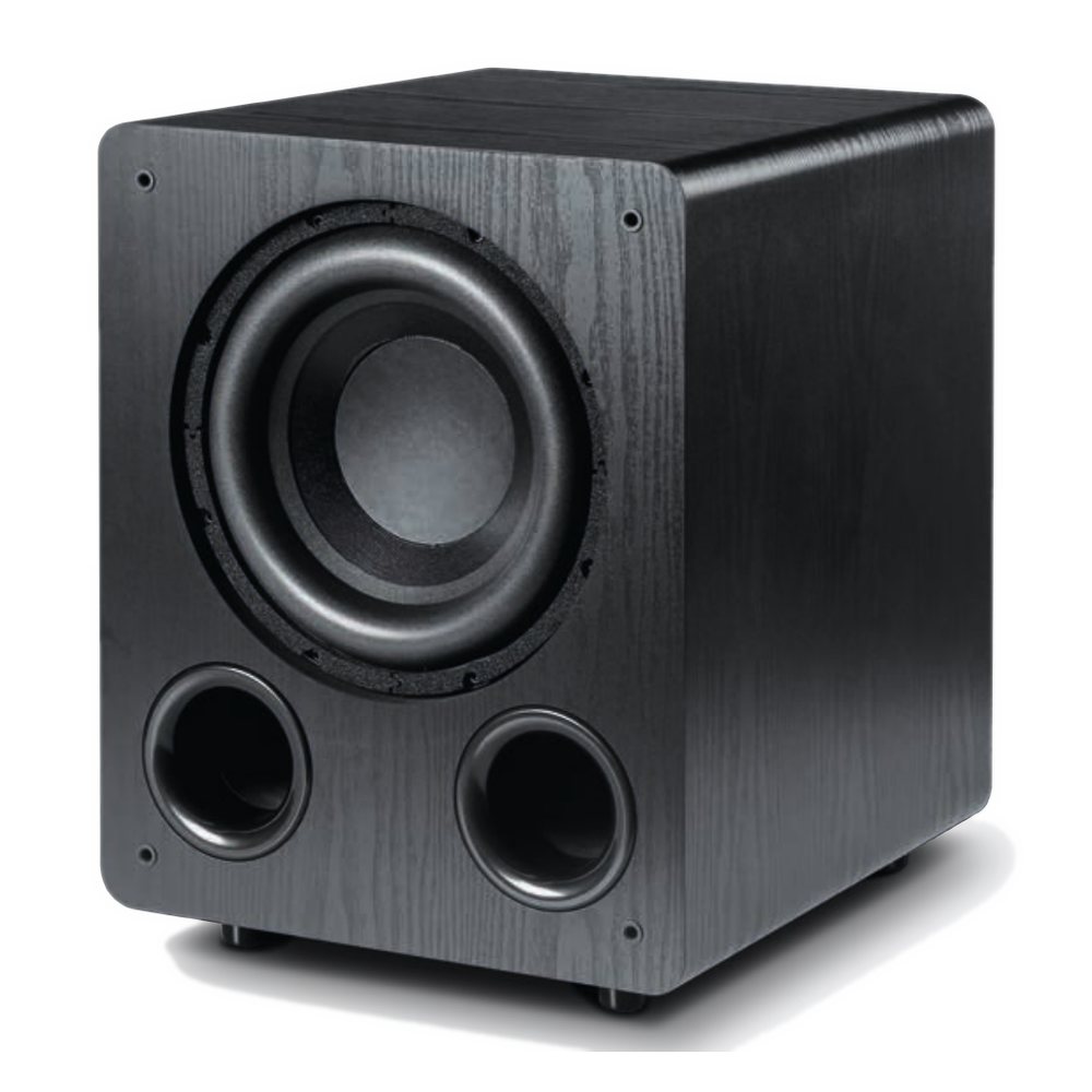 XTB100B subwoofer in black ash