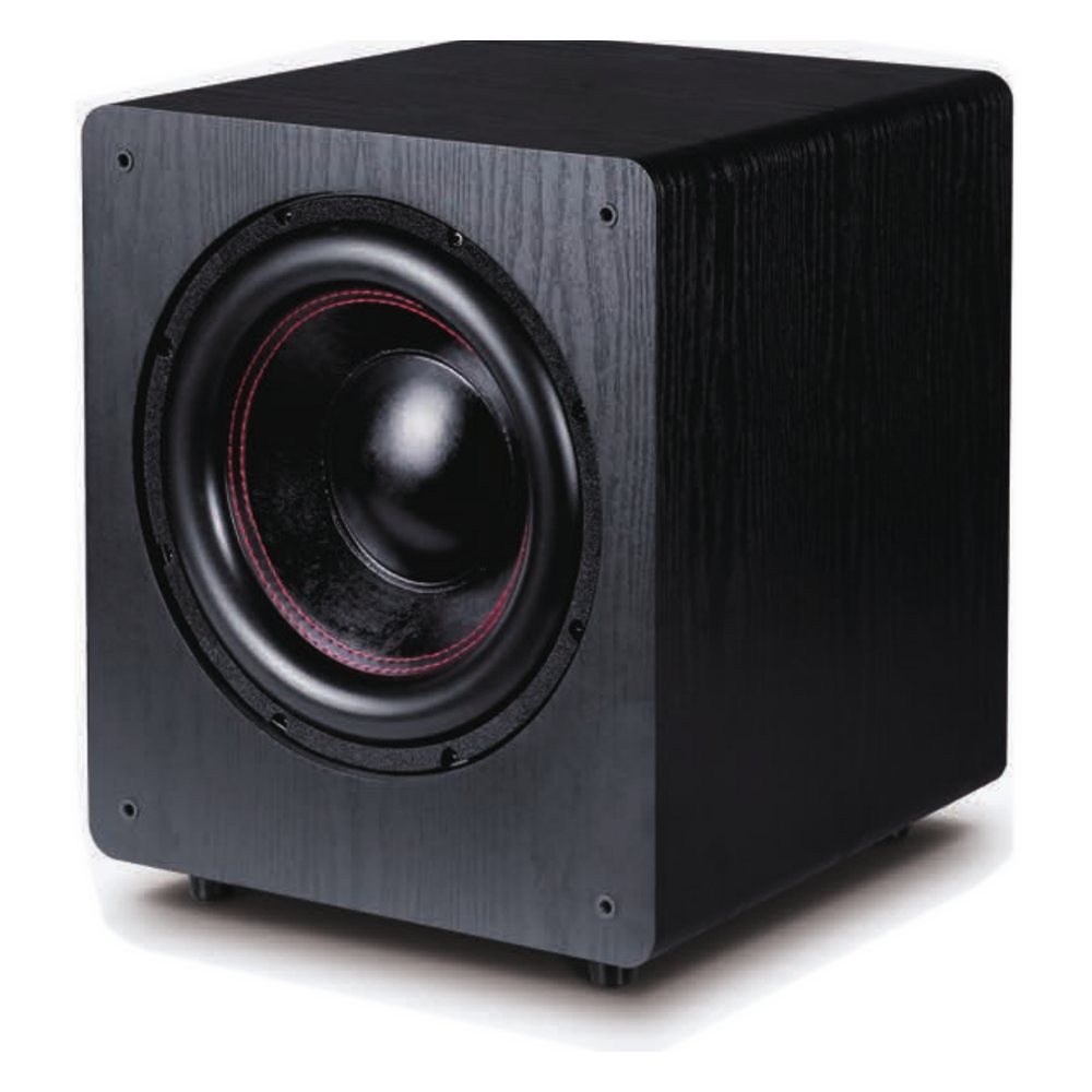 XTB122B subwoofer in black ash